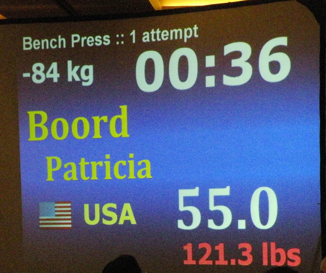 Pat Boord 2012 Medal Winner Worlds